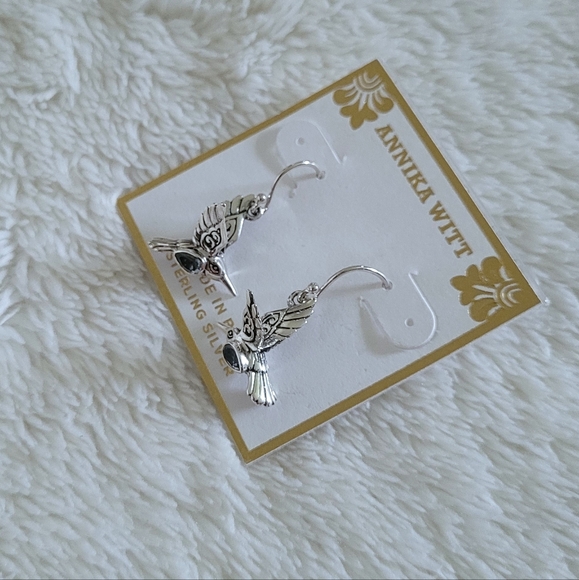 Annika Witt Silver🤍 Hummingbird🪶 Earrings - Picture 14 of 16